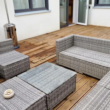 Appartement Auxbrg - 4 Zimmer, Xl Wasserbett, 65 Zoll Tv, Xl Terrasse Augsburg