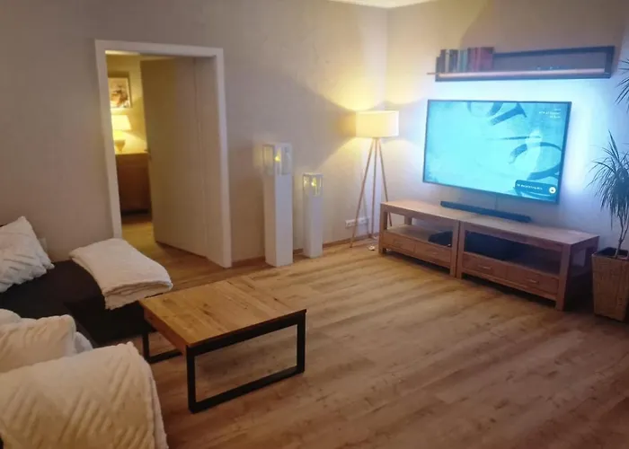 Auxbrg - 4 Zimmer, Xl Wasserbett, 65 Zoll Tv, Xl Terrasse Augsburgo