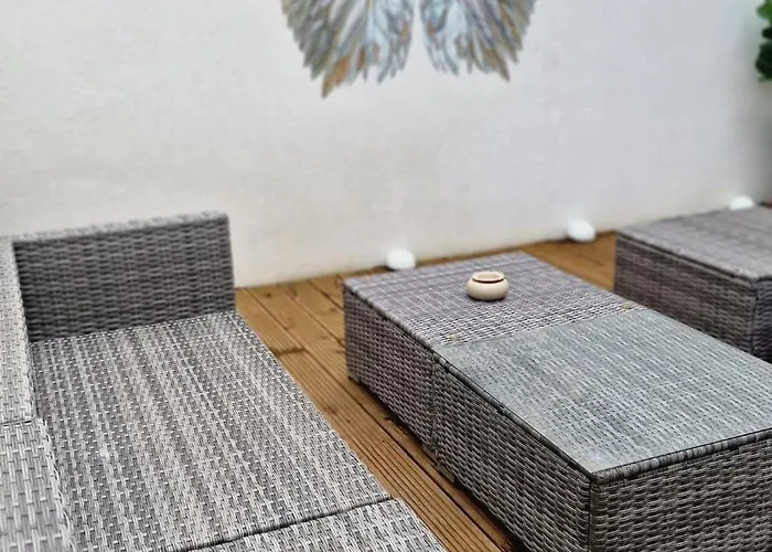 Auxbrg - 4 Zimmer, Xl Wasserbett, 65 Zoll Tv, Xl Terrasse 公寓