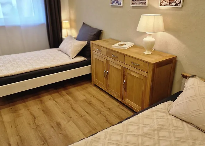 公寓 Auxbrg - 4 Zimmer, Xl Wasserbett, 65 Zoll Tv, Xl Terrasse