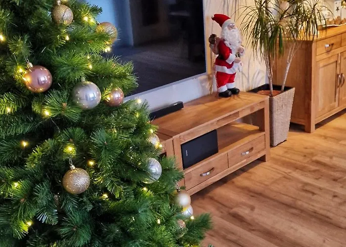 公寓 Auxbrg - 4 Zimmer, Xl Wasserbett, 65 Zoll Tv, Xl Terrasse